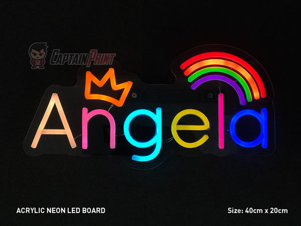 Acrylic Neon Fan Board