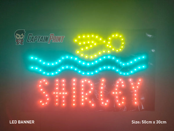 Swimming LED Banner